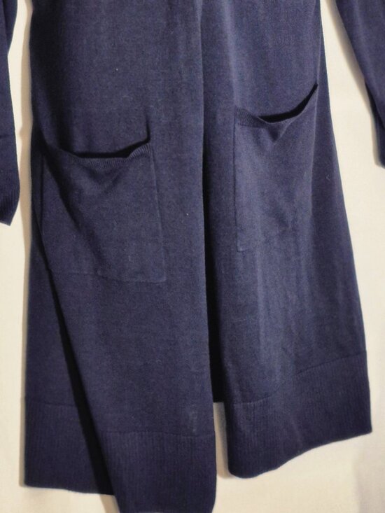 AMAZON ESSENTIALS Long open-front Cardigan sweater, Dark Blue in size XXL NWT - Picture 5 of 16